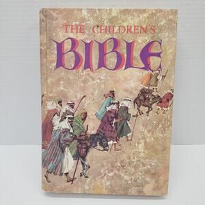 The Children's Bible Golden Press Illustrated 1965 Hard Cover
